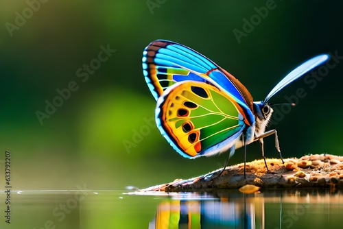 butterfly on leaf