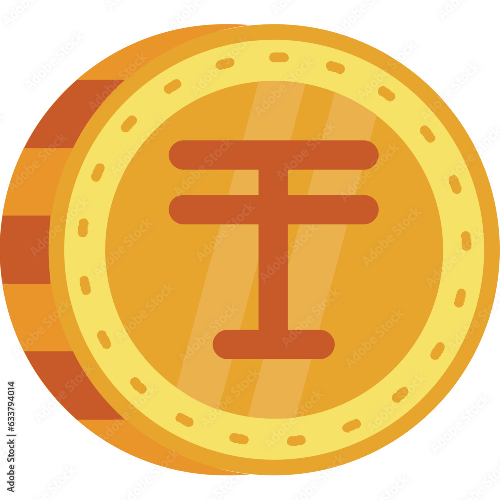 Obraz premium Tenge Icon