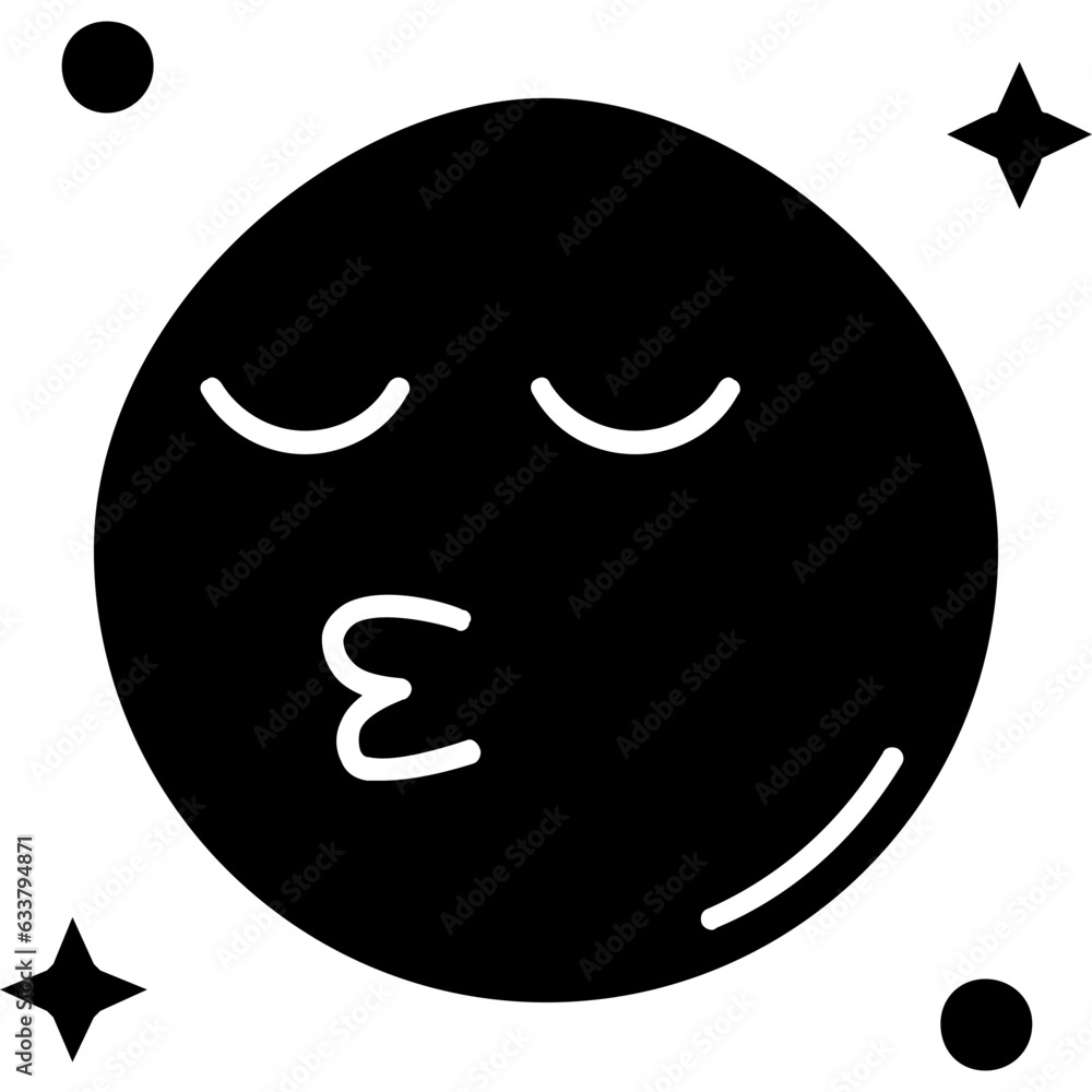 Obraz premium Kiss Icon