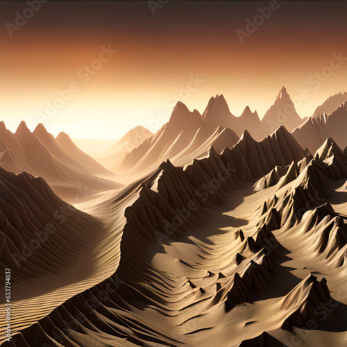 Montanhas no deserto © Andre Hansen