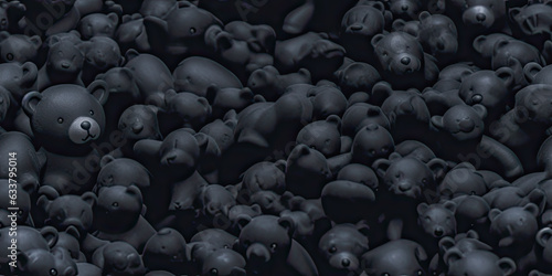 Group of peluches - Generative AI