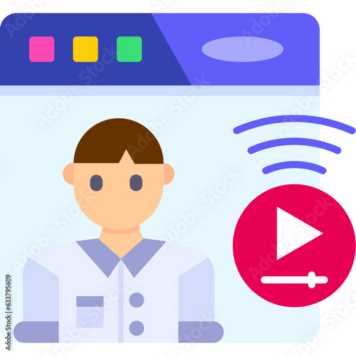 Live streaming Icon