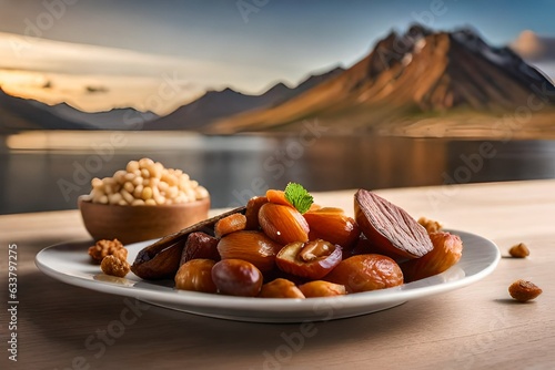 nuts and dried fruits