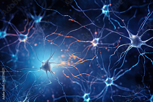Nerve cells that send and receive neurotransmitters