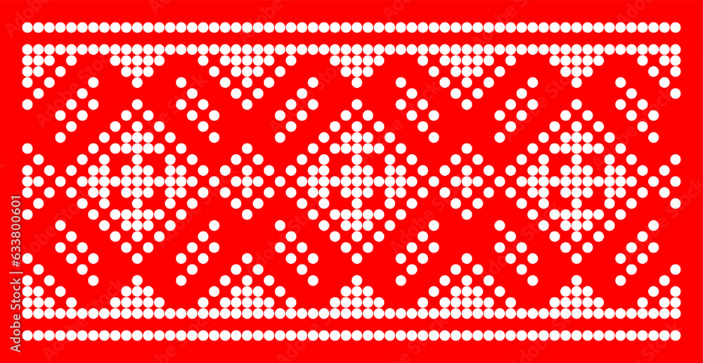 Vector illustration of Ukrainian ornament in ethnic style, identity, vyshyvanka, embroidery for print clothes, websites, banners Vector illustration of Ukrainian ornament in ethnic style, identity, vyshyvanka, embroidery for print clothes, websites, banners