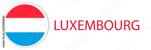 Luxembourg flag in web button, button icons. Free Download Luxembourg flag in web button, button icons. - GFXLoad