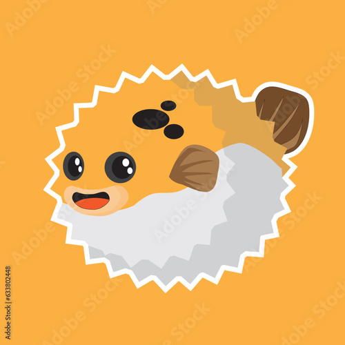 smiling puffer fish