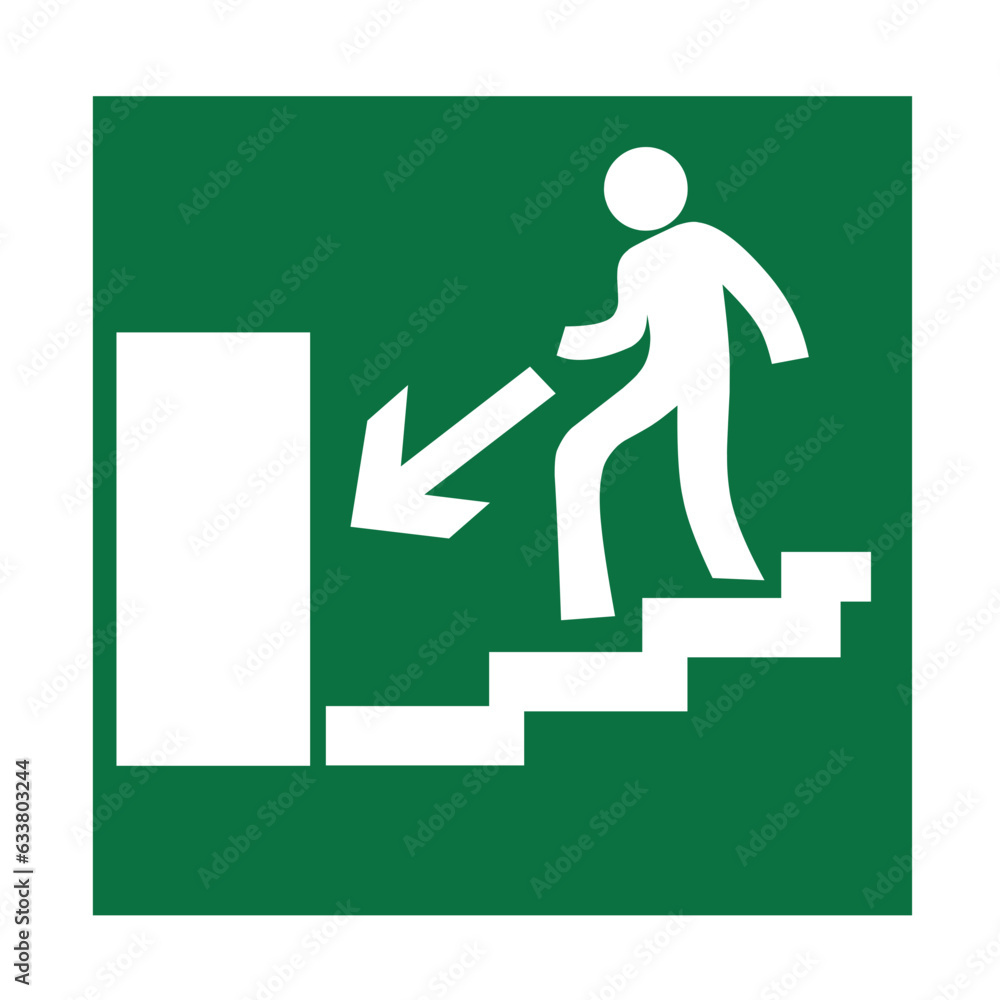 Enter Exit Sign Enter Exit Sign