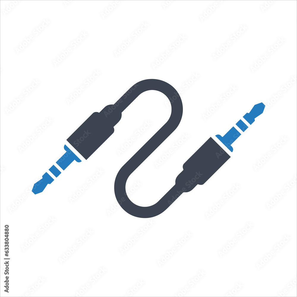 Studio, audio cable icon