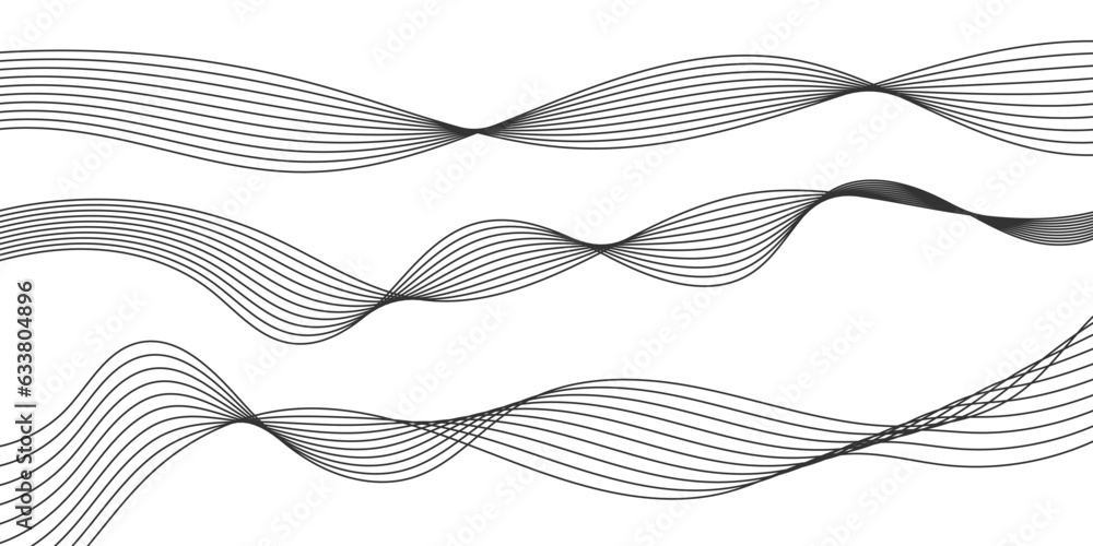 Simple Abstract flowing wave lines. Design element for technology, science, modern concept.vector eps 10 Simple Abstract flowing wave lines. Design element for technology, science, modern concept.vector eps 10