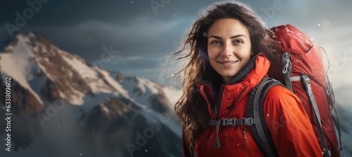 Woman smiling on Blissful Mountain Hike © Ariol Sàlocin 