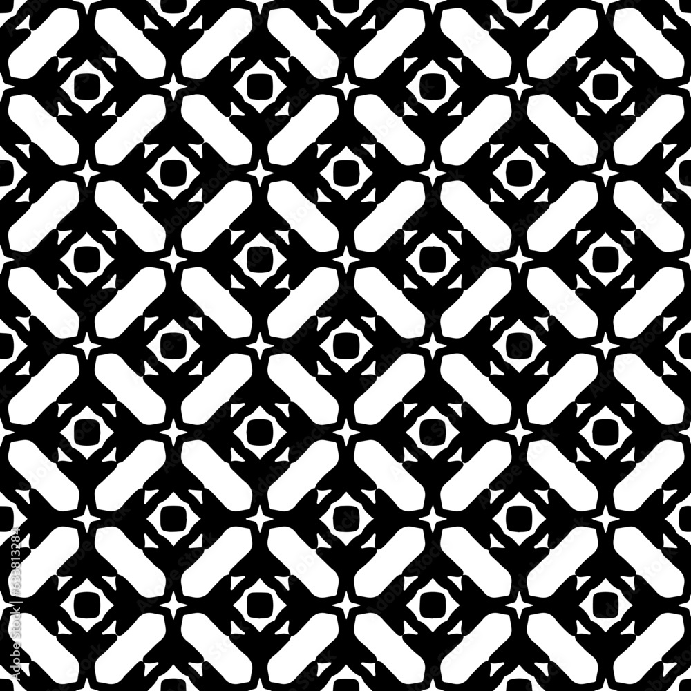 White background with black pattern. Seamless texture for fashion, textile design, on wall paper, wrapping paper, fabrics and home decor. Simple repeat pattern. White background with black pattern. Seamless texture for fashion, textile design, on wall paper, wrapping paper, fabrics and home decor. Simple repeat pattern.