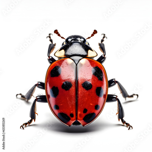 Ladybug isolated on white background © AhmadSoleh