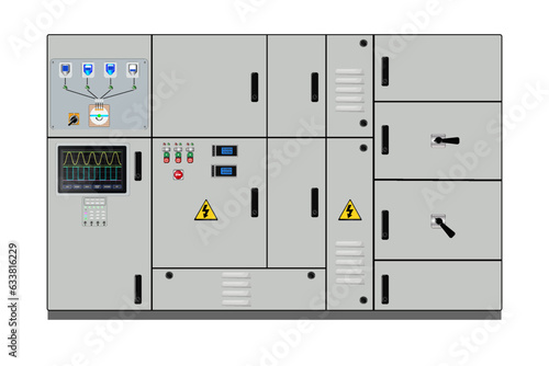 Control Panel. Production control panel and control of computer devices. Touchpad. 