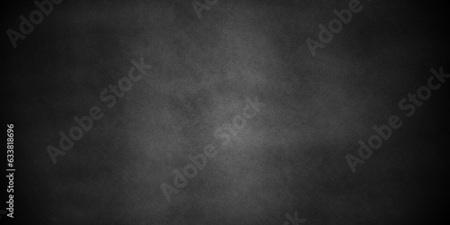 Modern dark black backdrop concrete wall, blackboard and clarkboard texture. dark concrete floor or old grunge background. black concrete wall , grunge stone texture bakground.