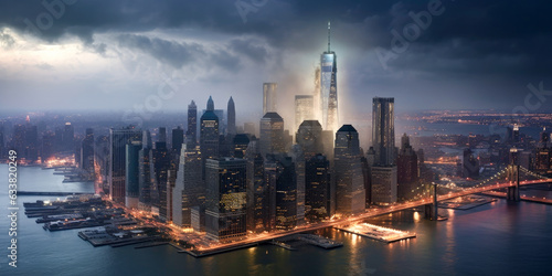 New York City in September 11 tragic events - Generative AI