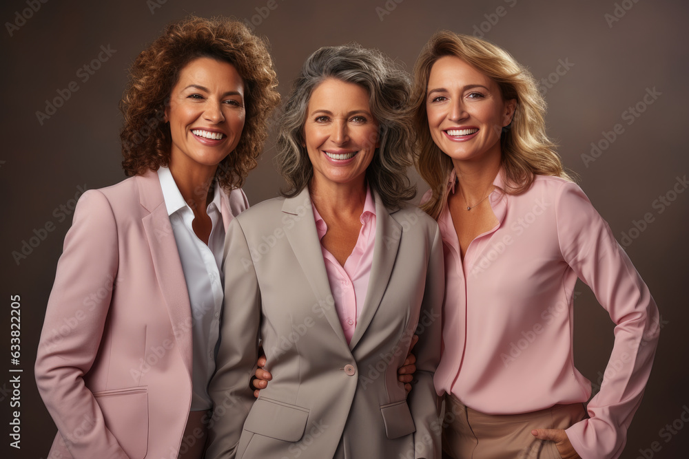 Happy senior business people in a team have achieved business targets with collaboration Happy senior business people in a team have achieved business targets with collaboration