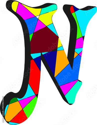 Vector letters. Each color can be changed at your discretion...