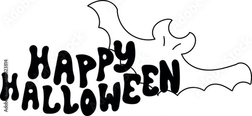 halloween roaming mouse vector for greeting card background decoration lettering