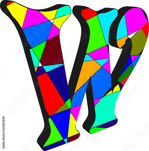 Vector letters. Each color can be changed at your discretion...