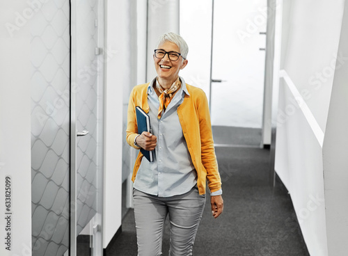 Tableau sur toile business businesswoman senior elderly office meeting woman portrait corporate ma