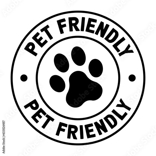 Pet friendly badge stamp. This space allows mascots. Dogs and cats are welcome.