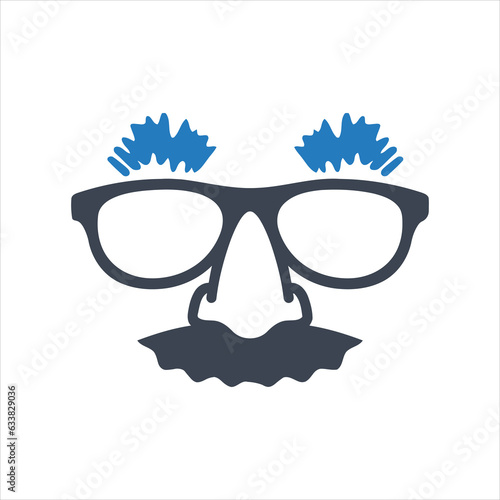 Comedy, Groucho glasses icon