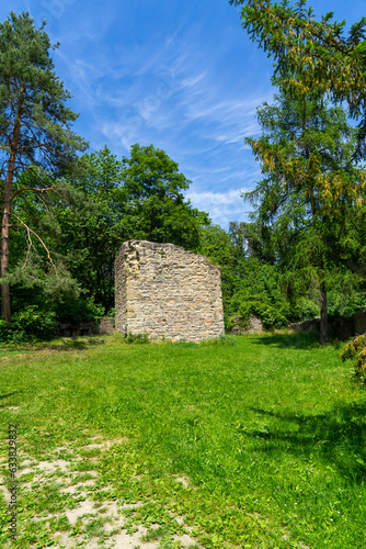 Ruin Karlsburg near the german city called Karlstadt am Main