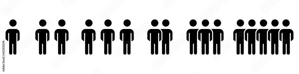 People crowd icon. People crowd team sign and symbol. Team icons set. flat style. Group of people icons. Vector illustration. People crowd icon. People crowd team sign and symbol. Team icons set. flat style. Group of people icons. Vector illustration.