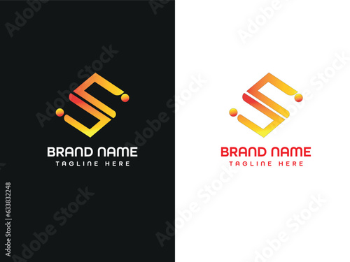 modern letter logo design photo