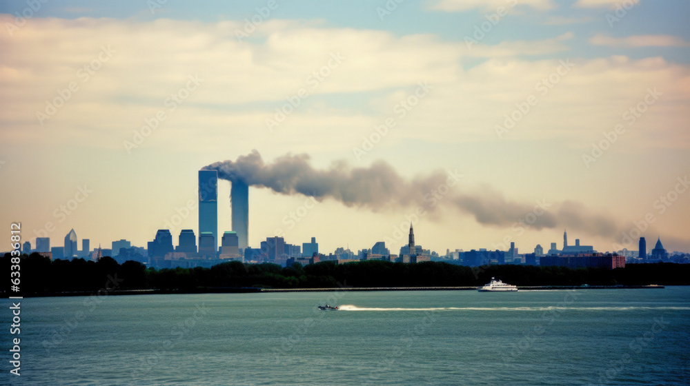 The tragic September 11 events in New York City - Generative AI