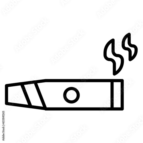 Cigar Line Icon