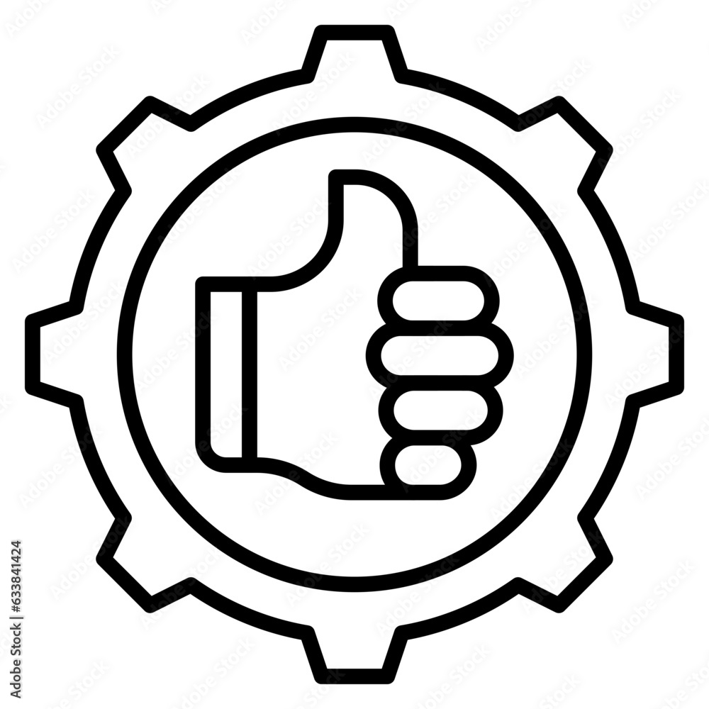 Obraz premium Reliability Line Icon