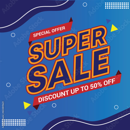 
Super sale banner template design vector image speciall offer super sale banner. 
poster big sale special offer discounts Vector illustration.
