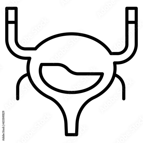 Bladder Line Icon