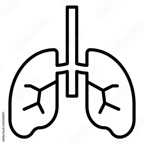 Alveoli Line Icon