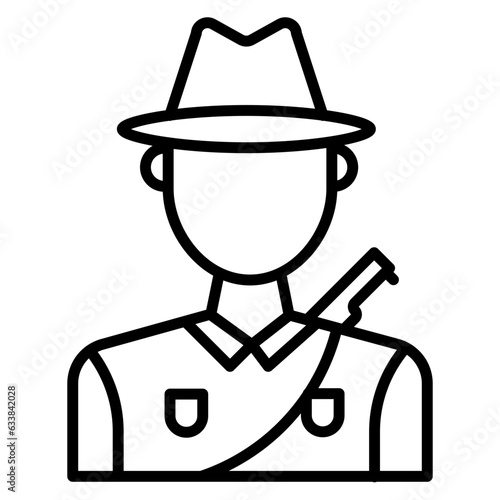 Hunter Line Icon