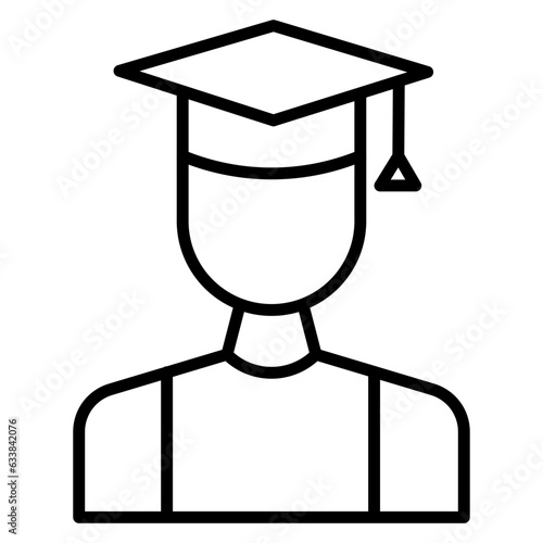 Student Line Icon