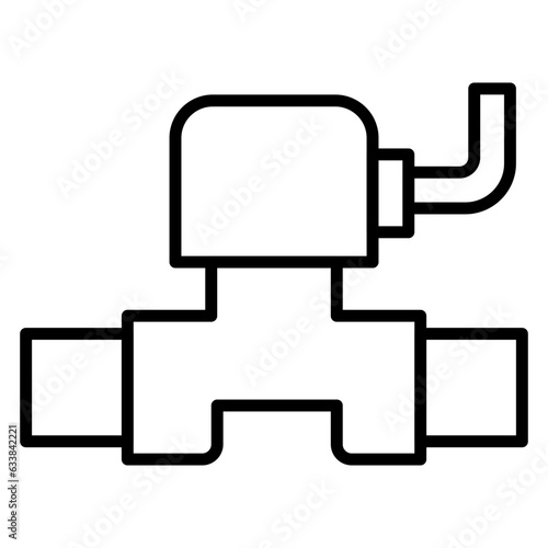 Solenoid Line Icon