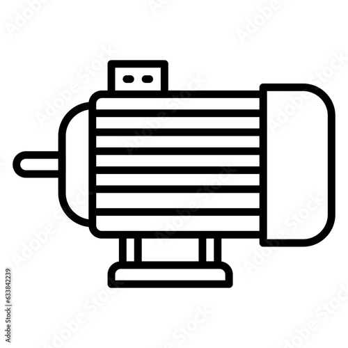 Motor Line Icon