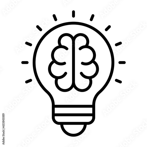 Brainstorm Line Icon