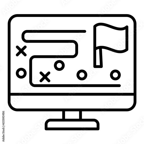 Plan Line Icon