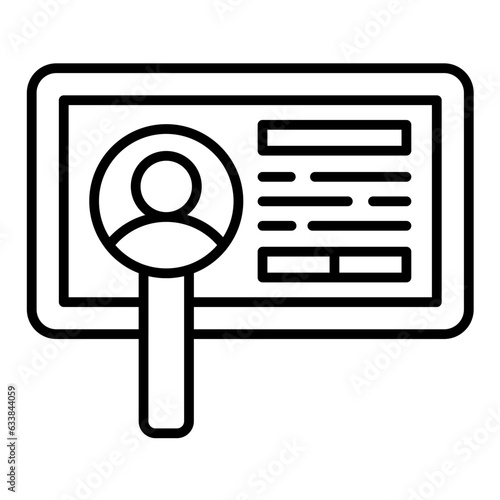 Know Your Customer Line Icon