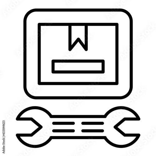 Product Repair Line Icon