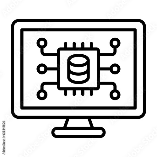 Data Science Line Icon
