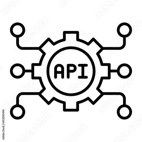 Api Line Icon
