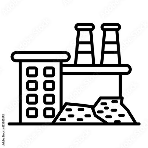 Individual Waste Production Line Icon
