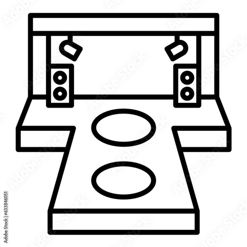 Fashion Show Line Icon