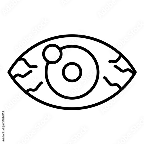 Cataract Line Icon