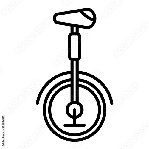 Bicycle Line Icon